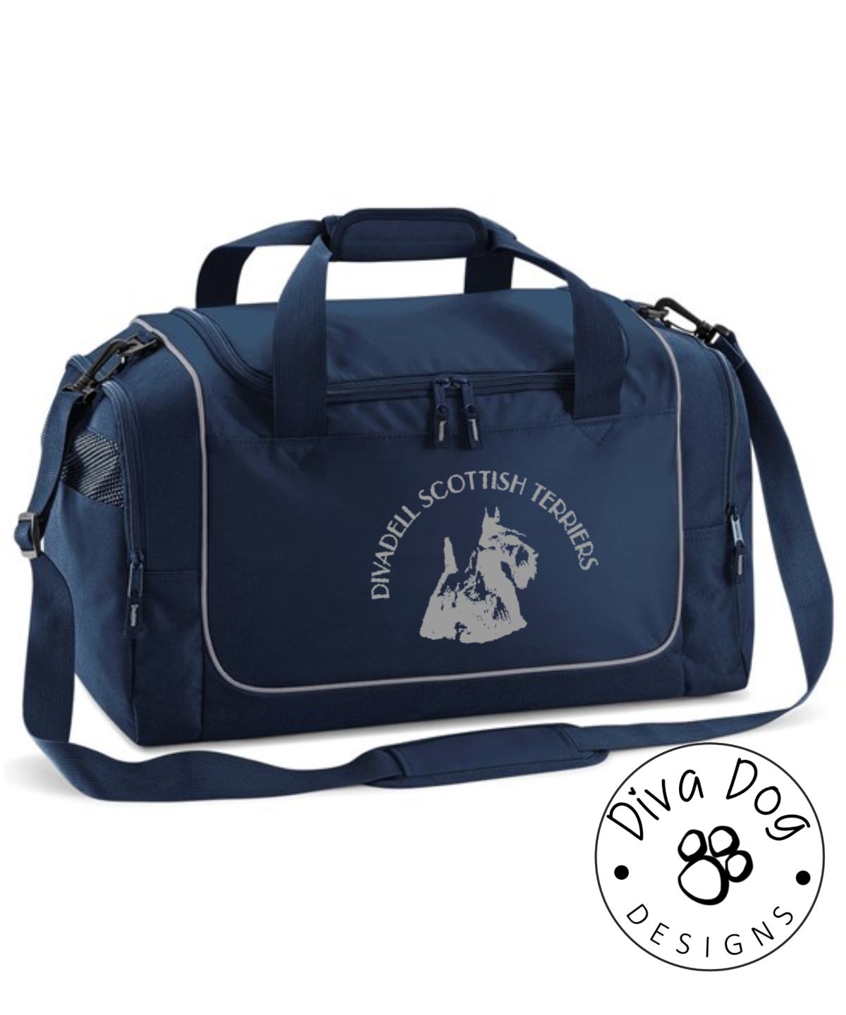 Fully Personalised Dog Show & Grooming Bag With Contrast Trim