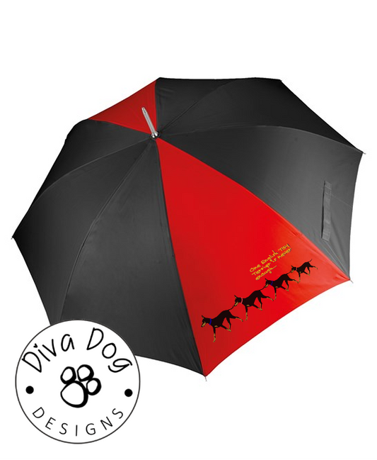 One English Toy Terrier Is Never Enough Golf Umbrella