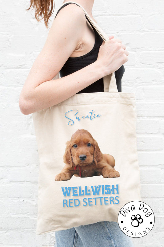 Puppy Pack Photo Bag Full Colour & Personalised With Your Photograph, Logo & Wording