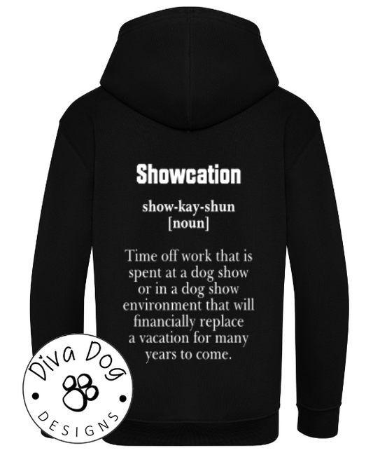 Showcation Definition Unisex Hoodie Any Breed - Can Be Personalised With Your Logo