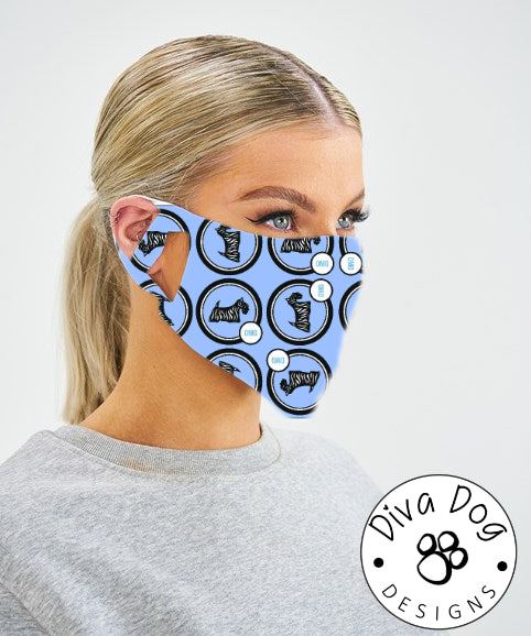 Salon Style Your Own Logo On A Face Covering  /  Mask