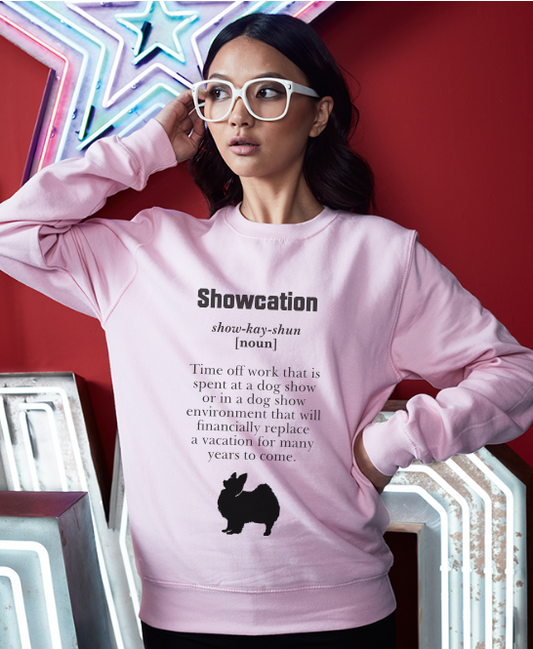 Showcation Definition Unisex Jumper Any Breed - Can Be Personalised With Your Logo