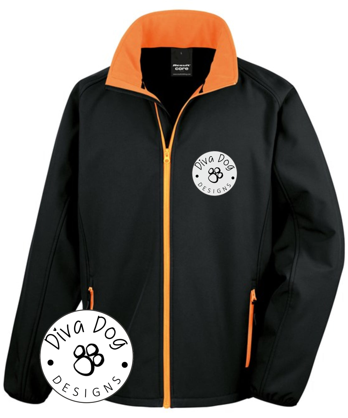 Unisex Soft Shell Jacket Personalised With Your Logo Or Kennel Name old