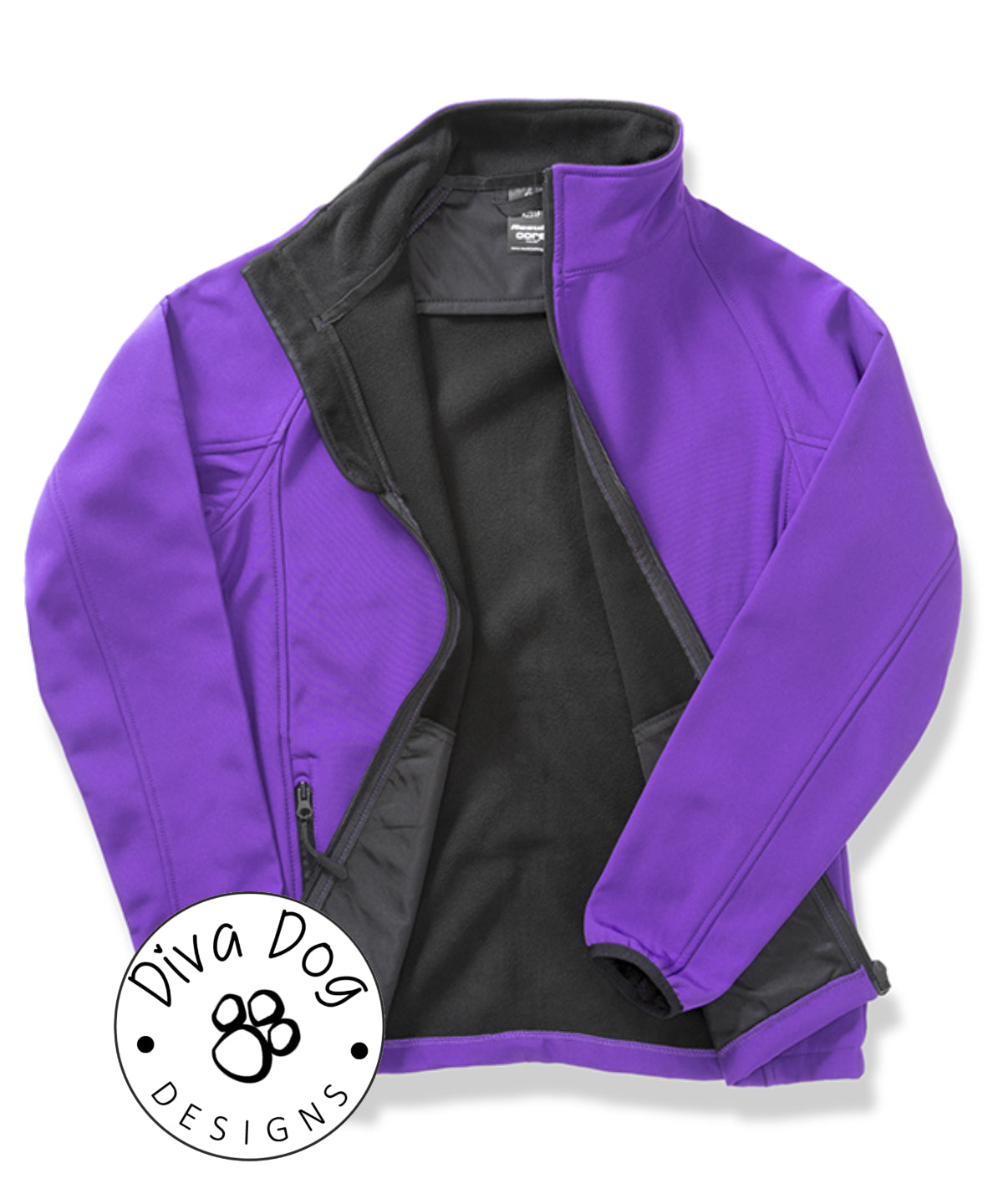 Unisex Soft Shell Jacket Personalised With Your Logo Or Kennel Name old