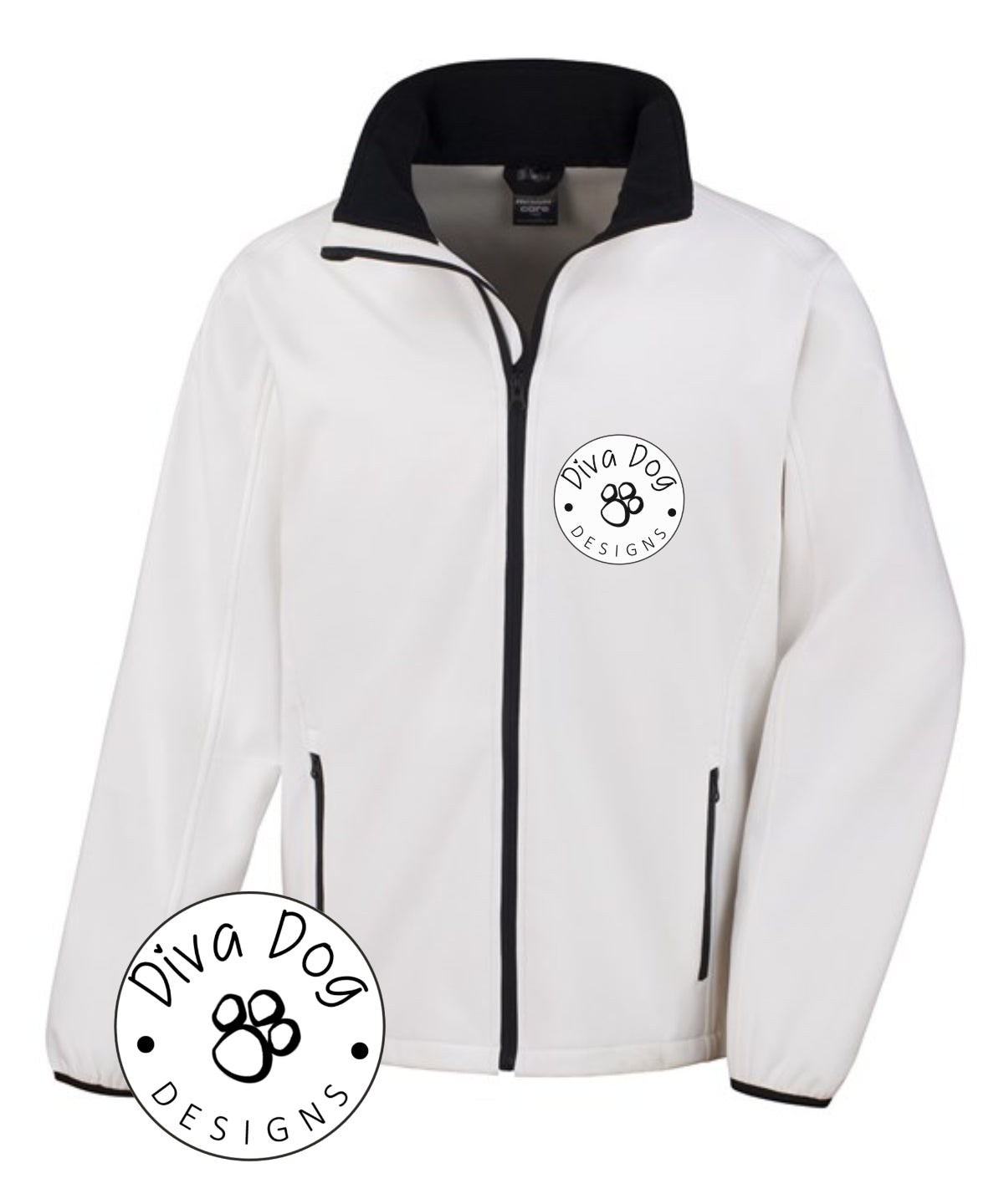 Unisex Soft Shell Jacket Personalised With Your Logo Or Kennel Name old