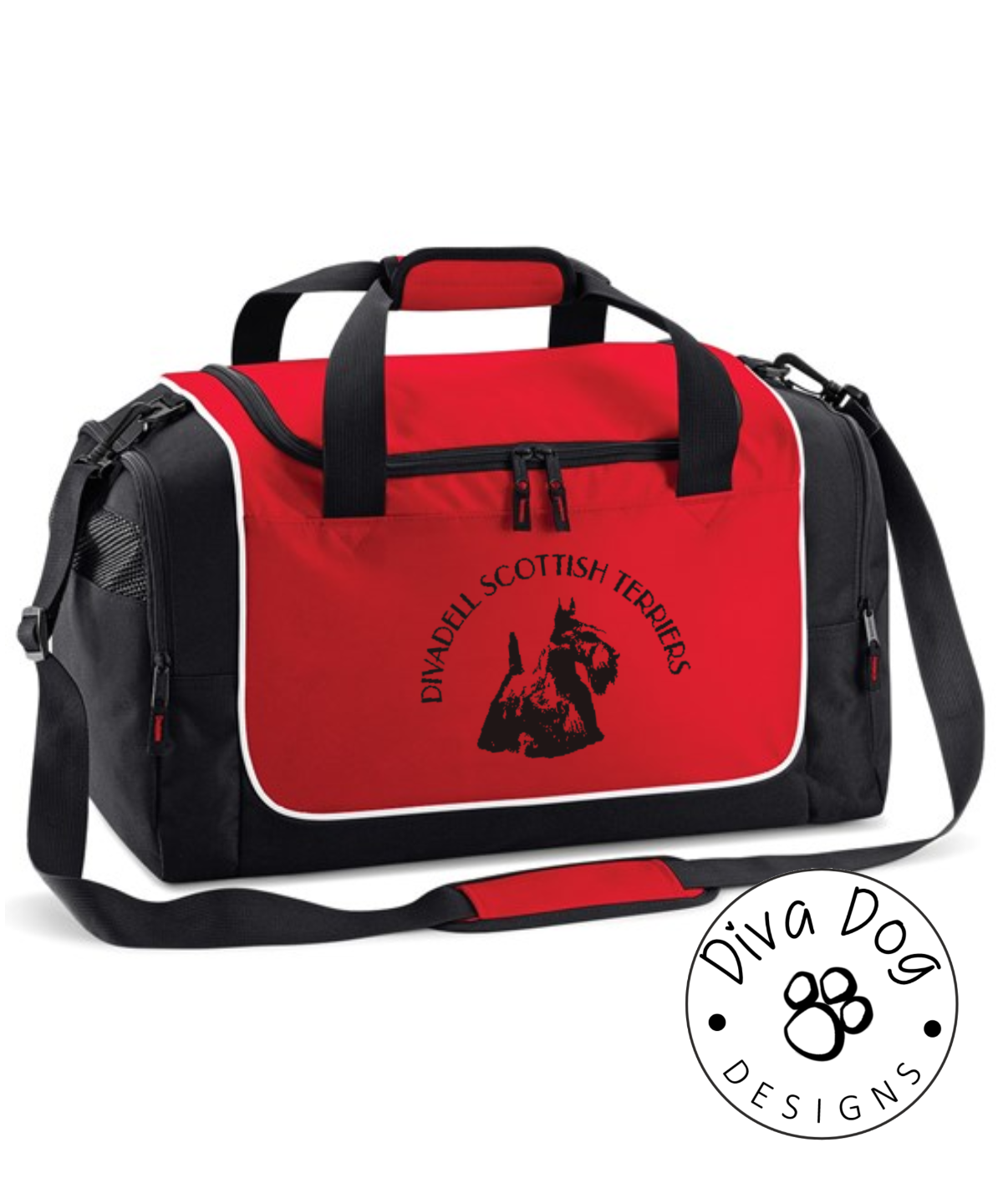 Fully Personalised Dog Show & Grooming Bag With Contrast Trim