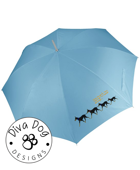 One English Toy Terrier Is Never Enough Golf Umbrella