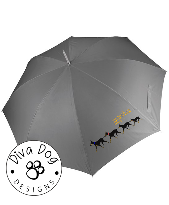 One English Toy Terrier Is Never Enough Golf Umbrella