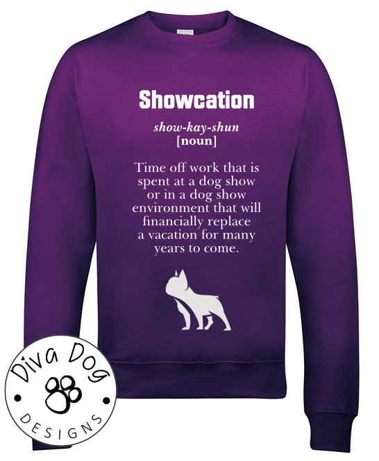 Showcation Definition Unisex Jumper Any Breed - Can Be Personalised With Your Logo