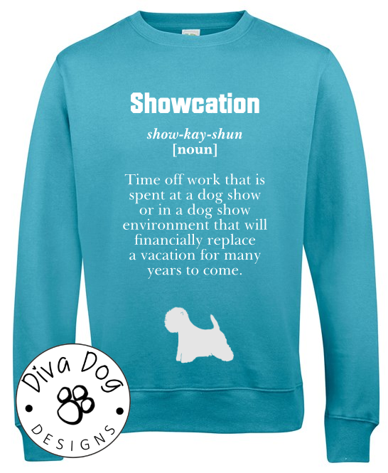 Showcation Definition Unisex Jumper Any Breed - Can Be Personalised With Your Logo