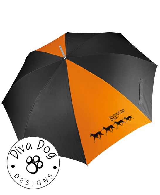 One English Toy Terrier Is Never Enough Golf Umbrella