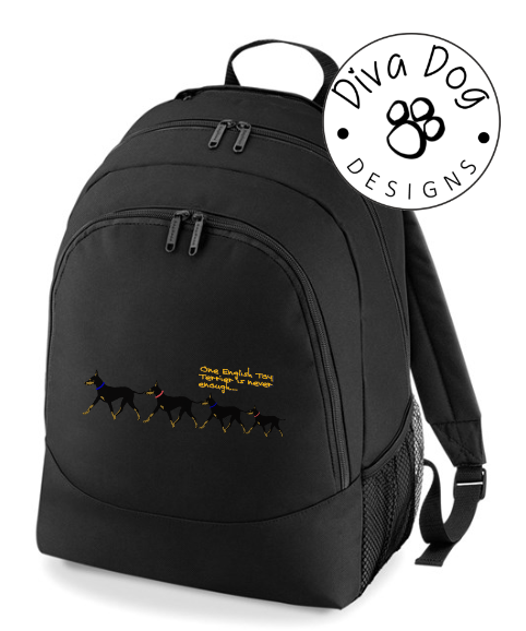 One English Toy Terrier Is Never Enough Backpack / Rucksack