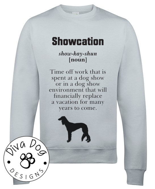 Showcation Definition Unisex Jumper Any Breed - Can Be Personalised With Your Logo