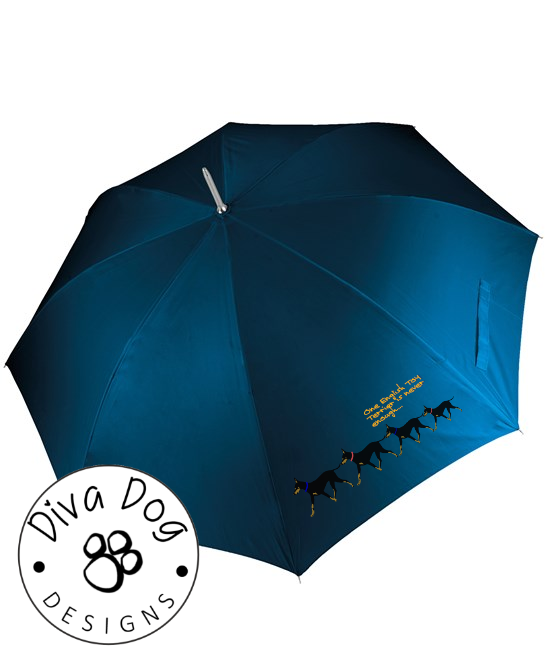 One English Toy Terrier Is Never Enough Golf Umbrella