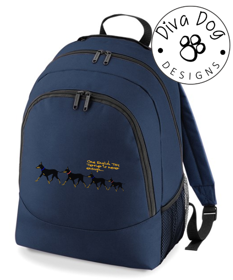 One English Toy Terrier Is Never Enough Backpack / Rucksack