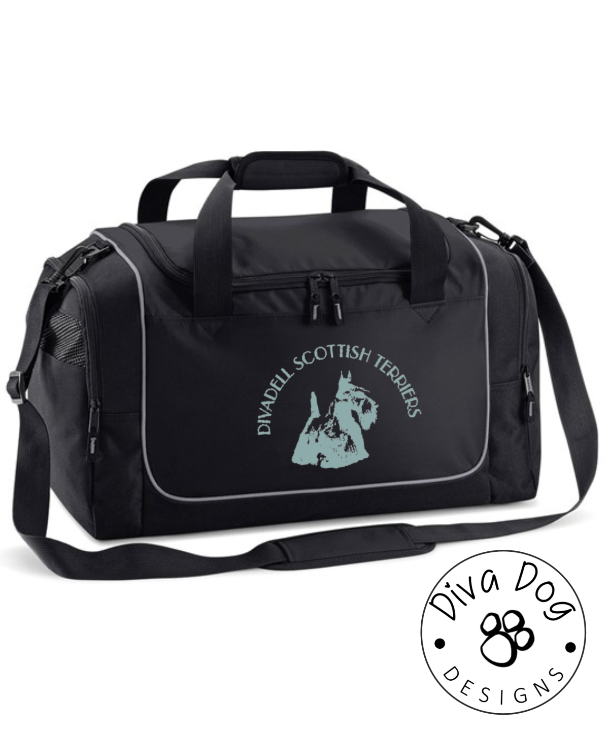 Fully Personalised Dog Show & Grooming Bag With Contrast Trim