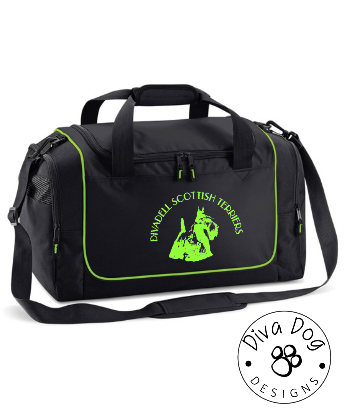 Fully Personalised Dog Show & Grooming Bag With Contrast Trim