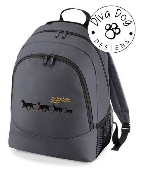 One English Toy Terrier Is Never Enough Backpack / Rucksack