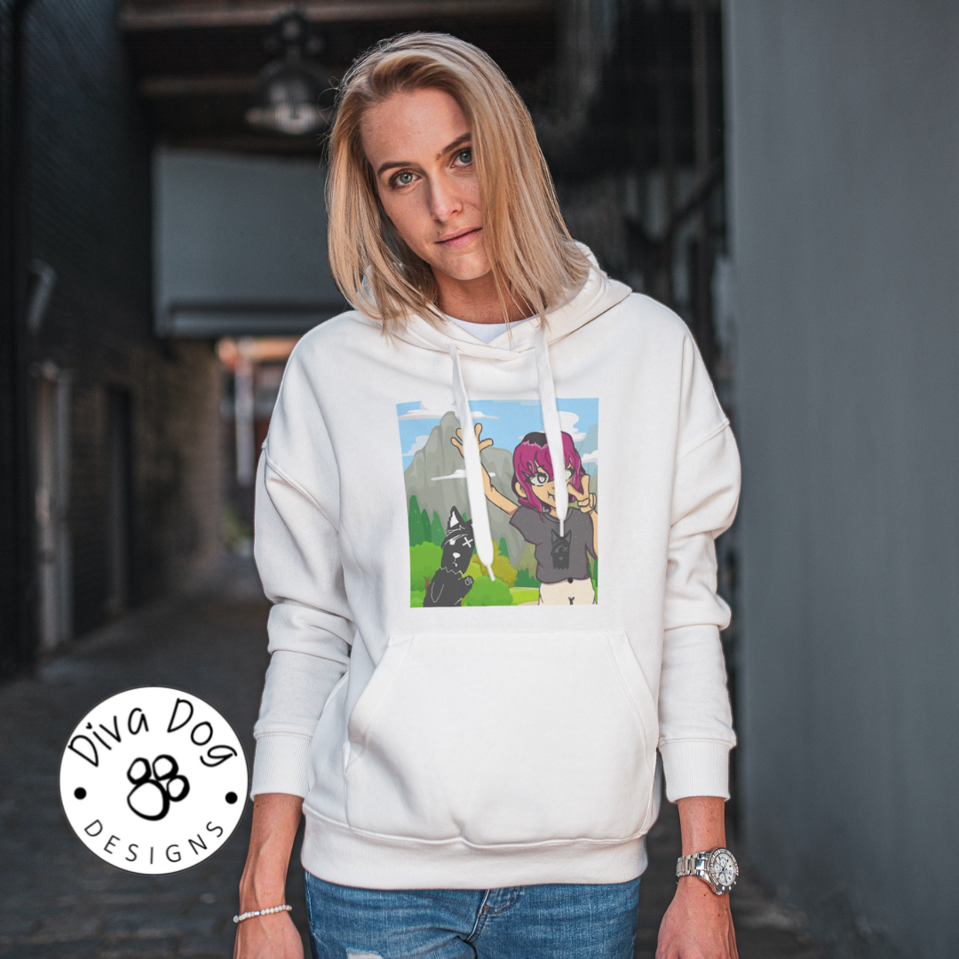 Exclusive Diva Dog & Tori Summer Fun Graphic Hoodie