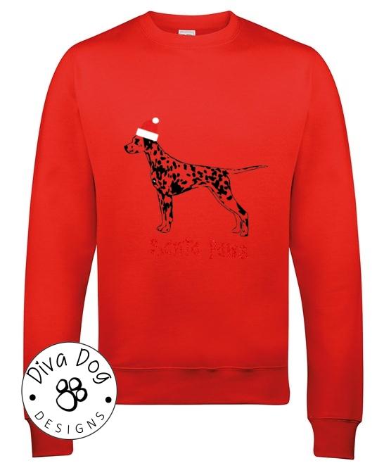 Santa Paws Any Breed Christmas Jumper / Sweatshirt Perfect For Dog Lovers