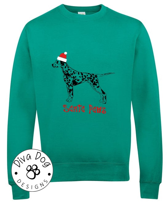 Santa Paws All / Any Dog Breed Christmas Jumper / Sweatshirt