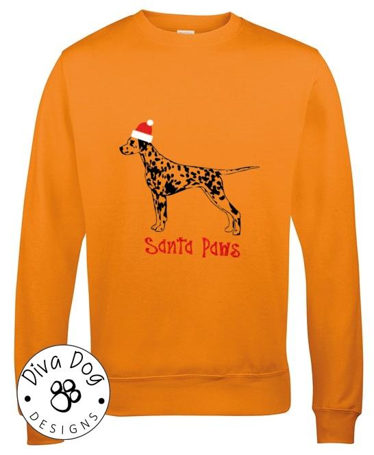 Santa Paws Any Breed Christmas Jumper / Sweatshirt Perfect For Dog Lovers