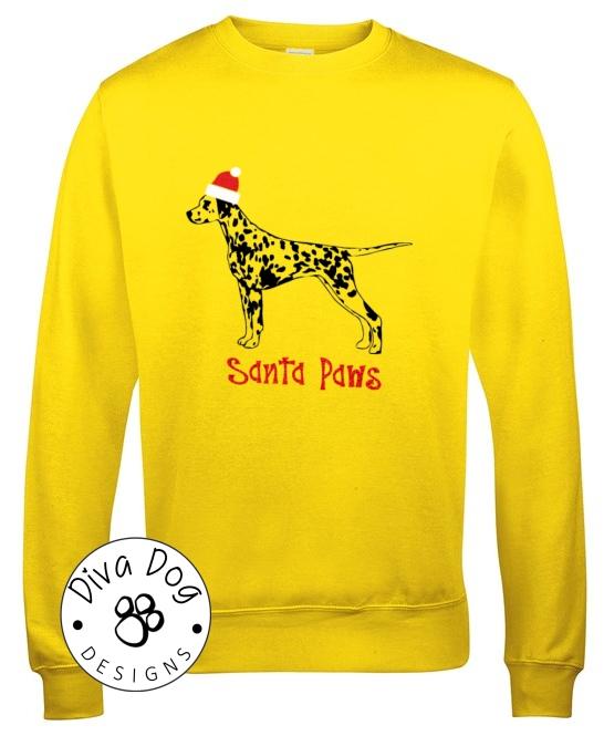 Santa Paws Any Breed Christmas Jumper / Sweatshirt Perfect For Dog Lovers