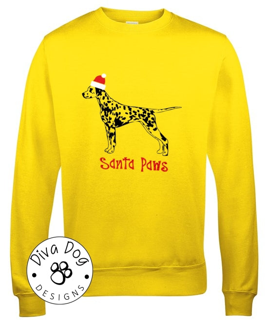 Santa Paws All / Any Dog Breed Christmas Jumper / Sweatshirt