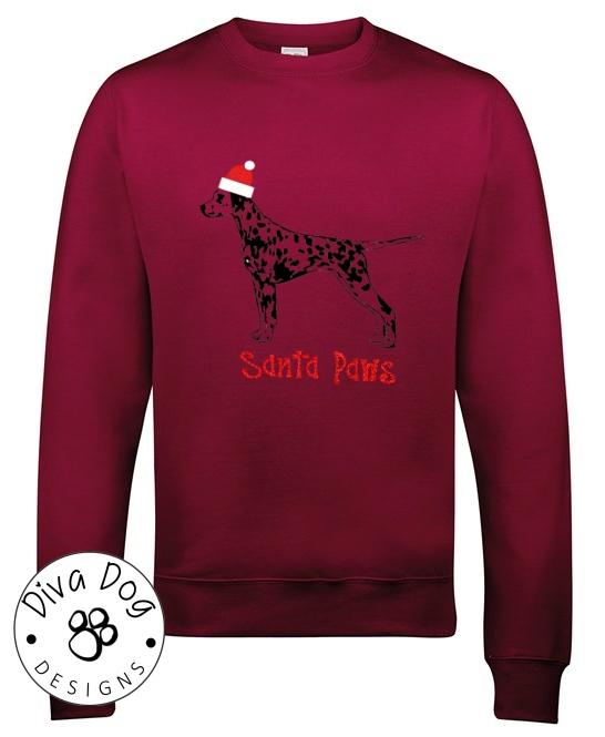 Santa Paws Any Breed Christmas Jumper / Sweatshirt Perfect For Dog Lovers