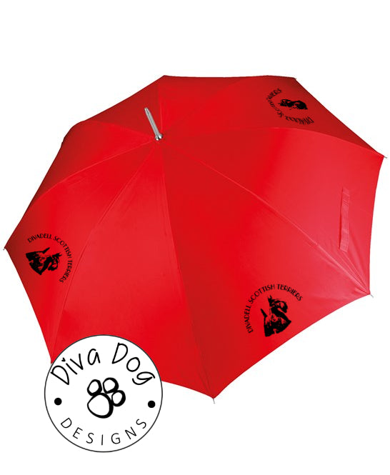 Personalised Large Golf Umbrella With Your Affix / Kennel Name