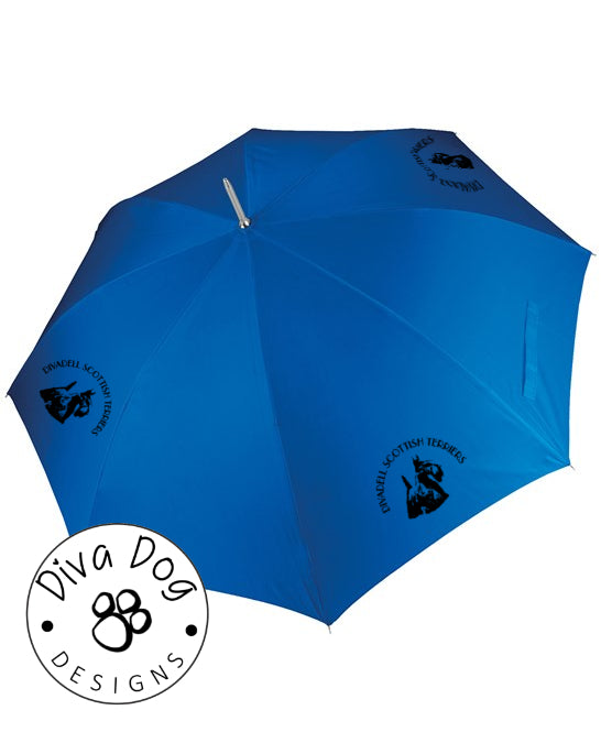 Personalised Large Golf Umbrella With Your Affix / Kennel Name